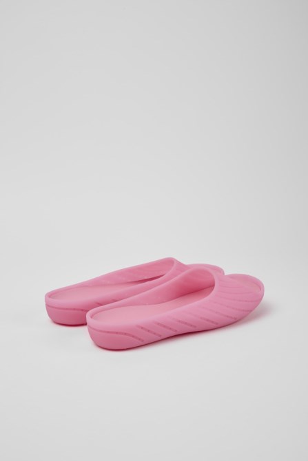 Design Wabi Pink Monomaterial Sandals For Women Camper