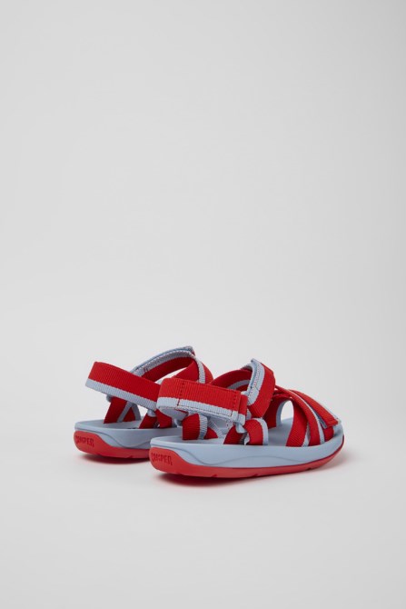 Match Red And Blue Recycled Pet Sandals For Women Exclusive Camper