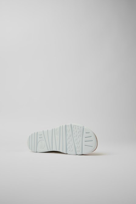Oruga White And Pink Leather Sandals For Women Camper New Arrivals