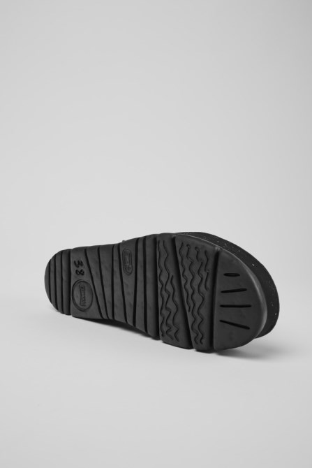 Oruga Up Black Brown And Green Leather Sandals For Women Camper New Arrivals