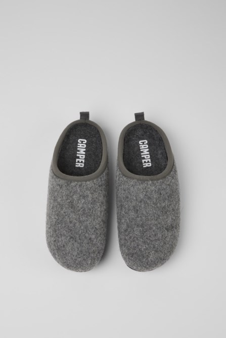 Wabi Grey Slippers For Women Camper New Arrivals