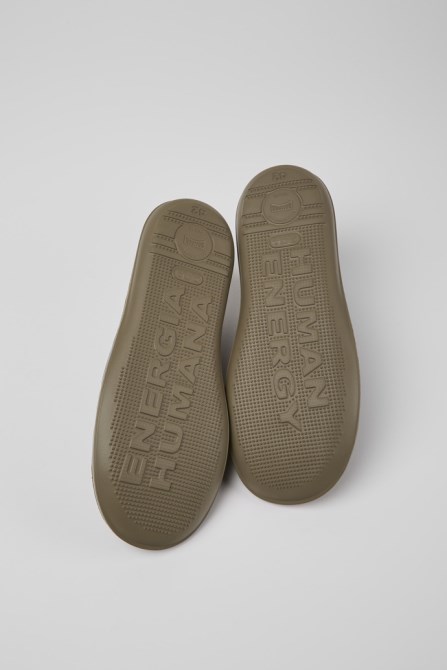Beetle Green Nubuck Sneakers For Men Camper New Arrivals