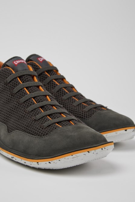 Design Beetle Grey Sneakers For Men Camper