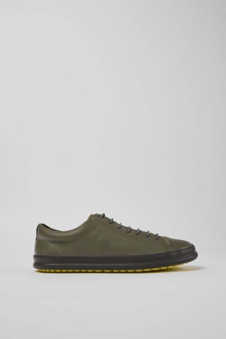 Exclusive Camper Chasis Grey Leather Shoes For Men