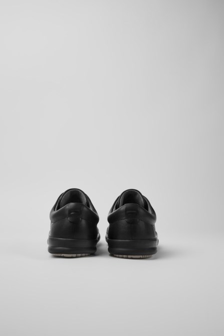 Chasis Black Leather Shoe For Men Camper New Arrivals