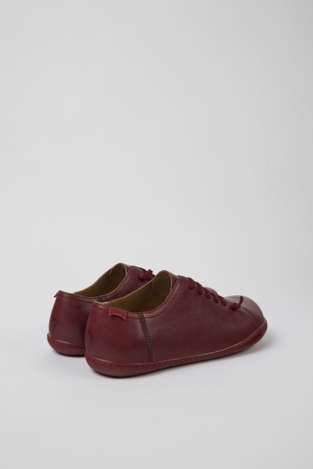 Peu Brown Leather Shoes For Men Camper New Arrivals