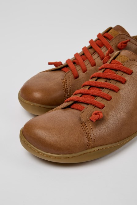 Exclusive Camper Peu Brown Leather Shoes For Men