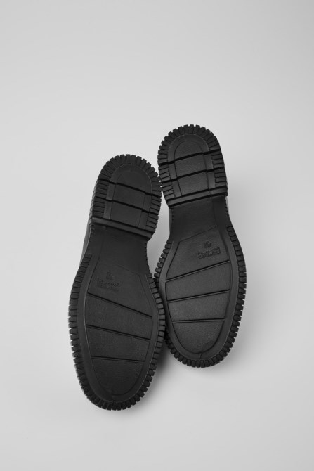 Pix White And Black Leather Lace-Up Men's Shoes Camper New Arrivals