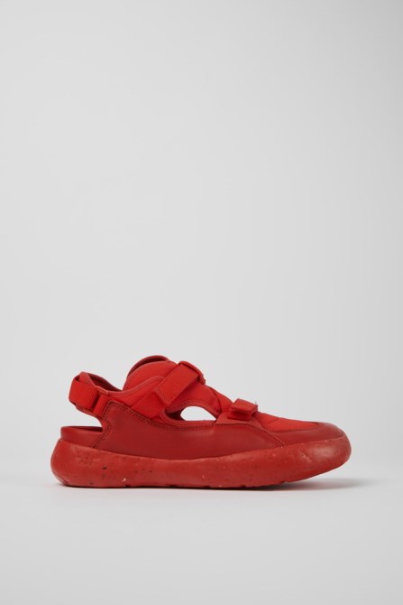 Exclusive Camper Peu Stadium Red Semi-Open Sneakers For Men