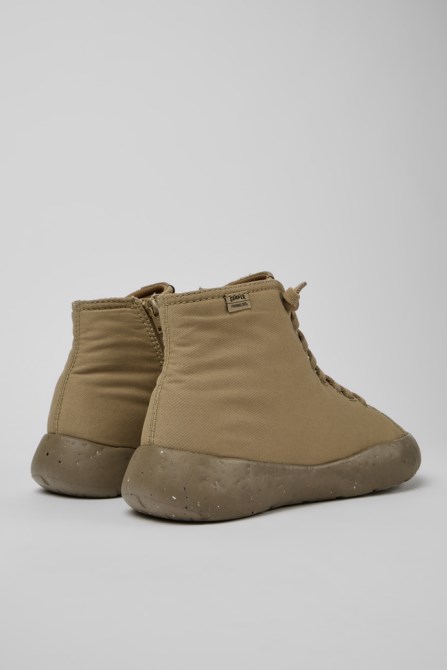 Design Peu Stadium Beige Ankle Boots For Men Camper