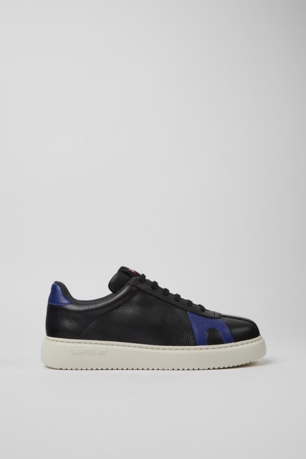 Camper Design Runner K21 Black Suede And Leather Sneakers