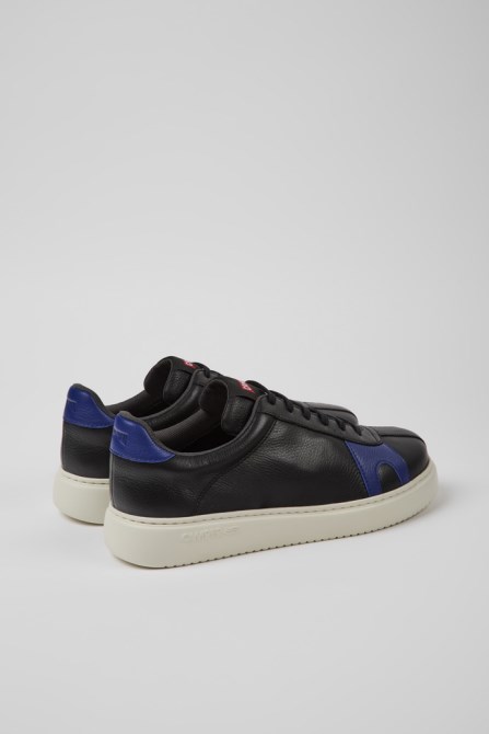 Camper Design Runner K21 Black Suede And Leather Sneakers