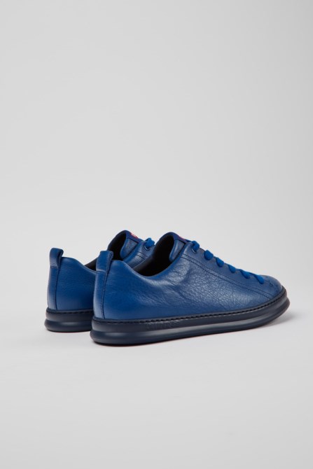 Design Runner Blue Leather Sneakers For Men Camper