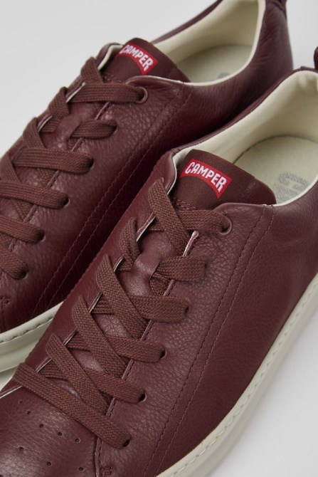 Exclusive Camper Runner Burgundy Leather Sneakers