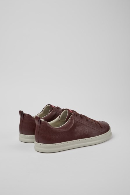 Exclusive Camper Runner Burgundy Leather Sneakers