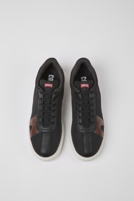 Design Runner K21 Black And Red Sneakers For Men Camper