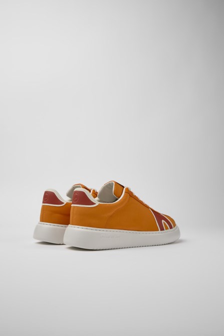 Camper Design Runner K21 Orange Red And White Sneakers For Men