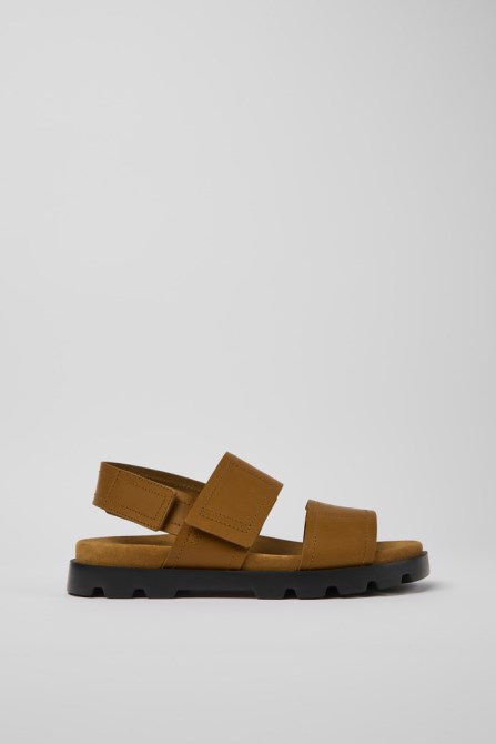 Brutus Sandal Brown Leather Sandals For Men Exclusive Camper