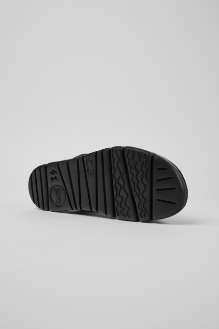 Exclusive Camper Oruga Black Leather Sandals For Men