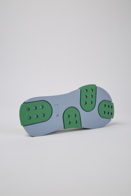 Camper Twins Multicolored Leather Sandals For Men New Arrivals