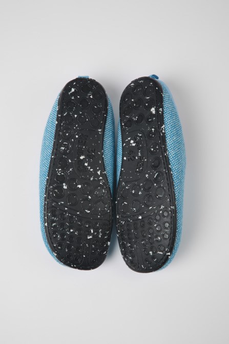 Wabi Blue Wool And Viscose Slippers For Men Camper New Arrivals