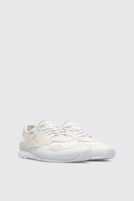 Design Nothing Women's White Sneaker Camper