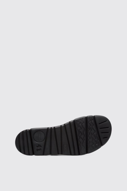 Oruga Black Sporty Strap Sandal For Men Exclusive Camper