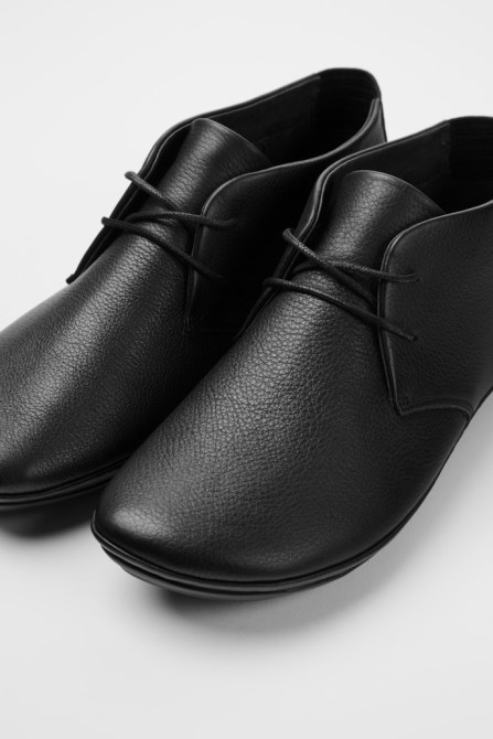 Camper Design Right Black Ankle Boots For Women