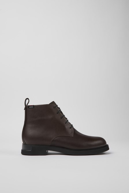 Iman Gore-Tex Brown Leather Ankle Boots Camper New Arrivals