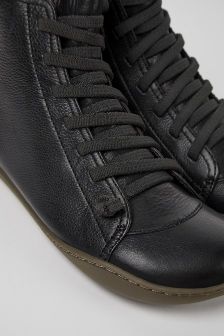 Camper Design Peu Black Ankle Boot For Women