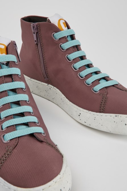 Peu Touring Purple Textile Ankle Boots Camper New Arrivals