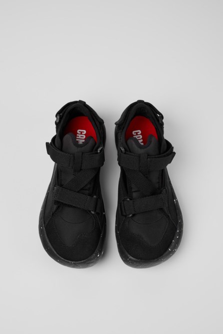 Design Peu Stadium Black Semi-Open Sneakers For Women Camper