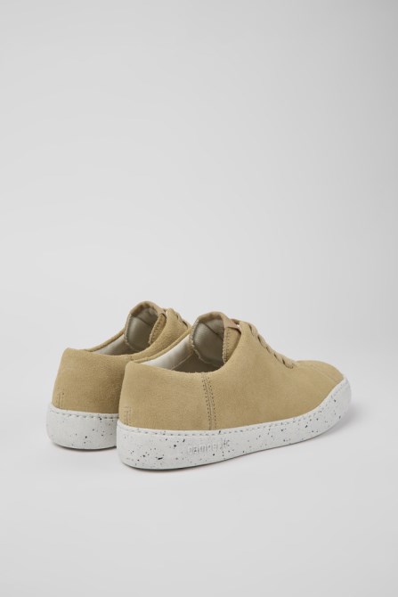 Camper Design Peu Touring Beige Nubuck Sneakers For Women