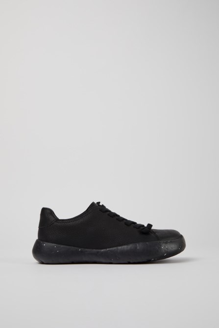 Exclusive Camper Peu Stadium Black Leather Sneakers For Women