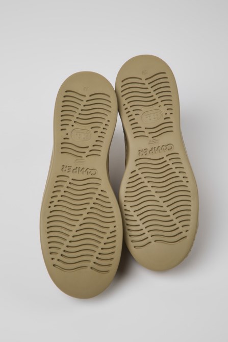 Camper Design Runner Up Brown Nubuck Sneakers For Women