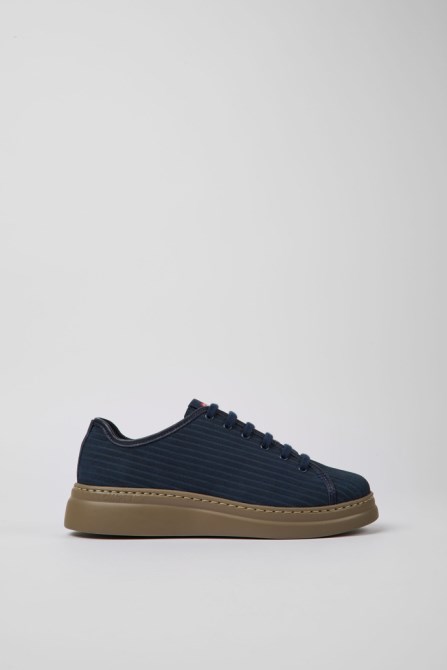 Camper Runner Up Blue Recycled Leather Sneakers For Women New Arrivals