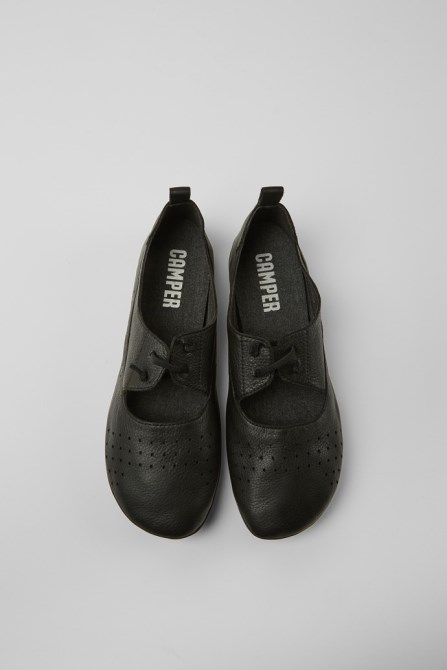 Right Black Leather Shoes For Women Camper New Arrivals