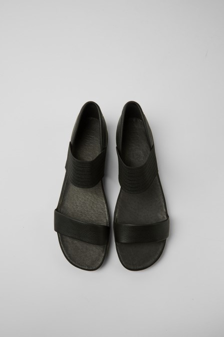 Design Right Black Sandals For Women Camper