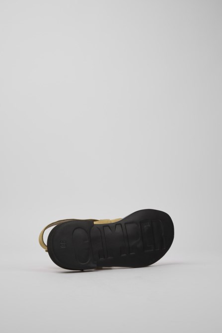 Camper Design Edy Brown Leather Sandals For Women