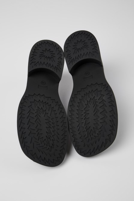 Camper Taylor Black Leather Loafers For Women New Arrivals