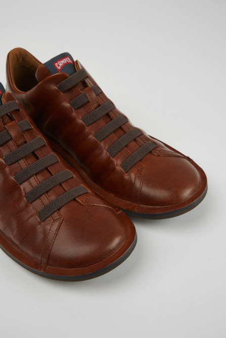 Camper Beetle Brown Lightweight Shoe For Men New Arrivals