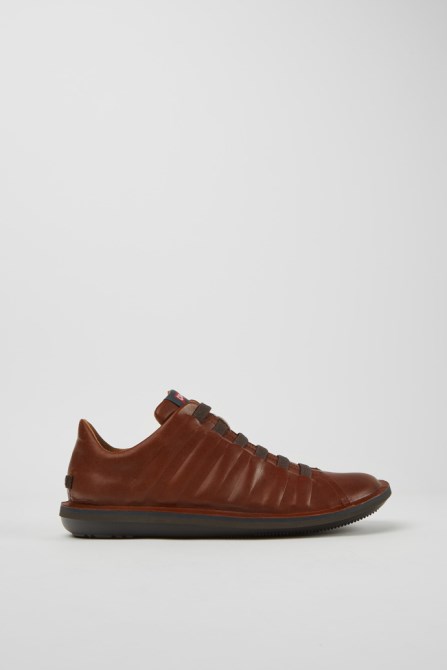 Camper Beetle Brown Lightweight Shoe For Men New Arrivals