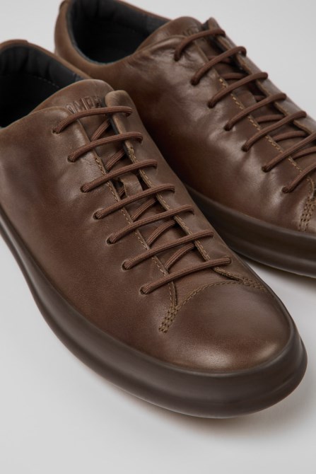 Camper Chasis Casual Brown Lace Up Shoe For Men New Arrivals