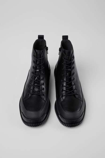 Camper Design Pix Smart Black Lace Up Boot For Men