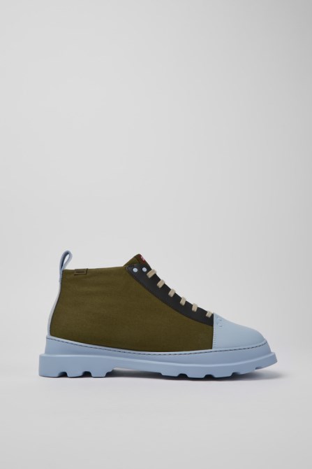 Camper Design Brutus Green Blue And Black Shoes For Men