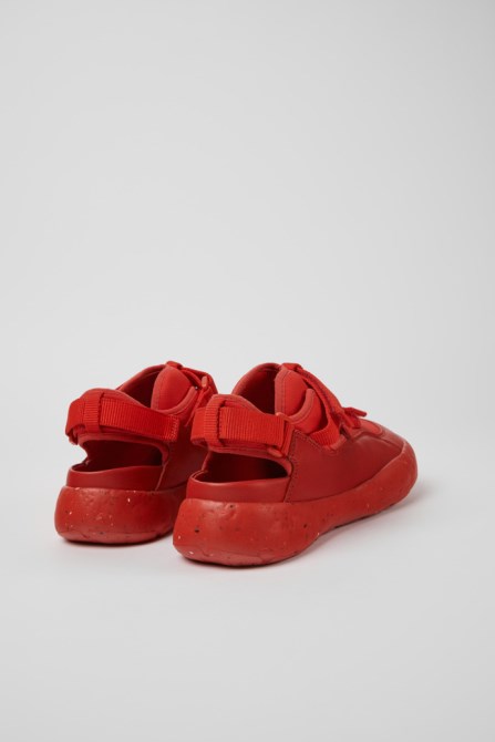 Camper Design Peu Stadium Red Semi-Open Sneakers For Men