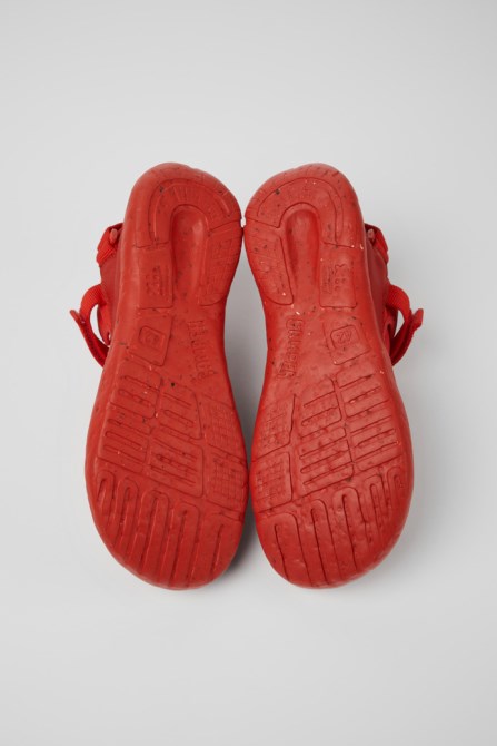 Camper Design Peu Stadium Red Semi-Open Sneakers For Men
