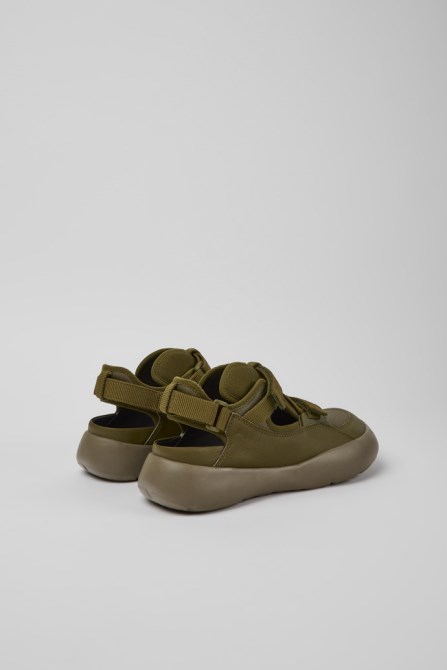 Design Peu Stadium Green Semi-Open Sneakers For Men Camper
