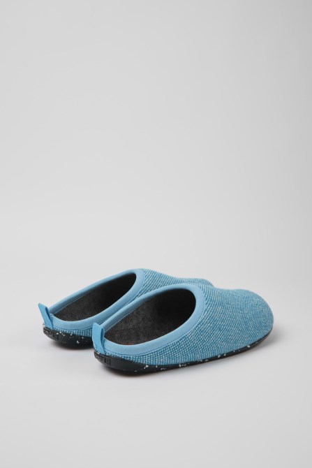 Exclusive Camper Wabi Blue Wool And Viscose Slippers For Men
